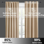 RYB HOME Cafe Curtains 30 inch Length, Short Light UV Heat Blocking Energy - Image 5