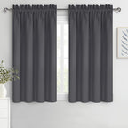 DWCN Kitchen Blackout Short Curtains by DWCN