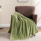 BEDELITE Fleece Blanket Sage Green Throw Blanket - Image 6