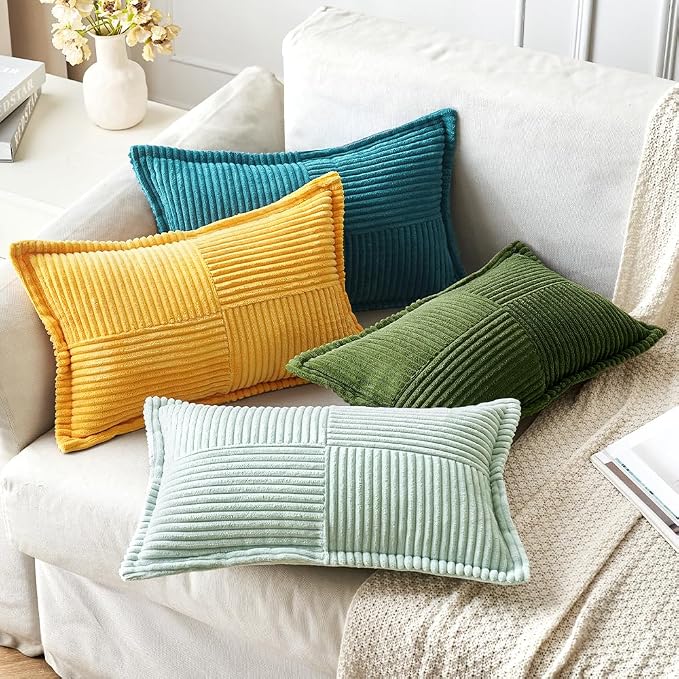 MIULEE Decorative Lumbar Throw Pillow Covers - Image 5