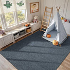 FinRèc 4x6 Washable Area Rugs for Bedroom Living Room, Low Pile Thin Rug Solid - Image 5