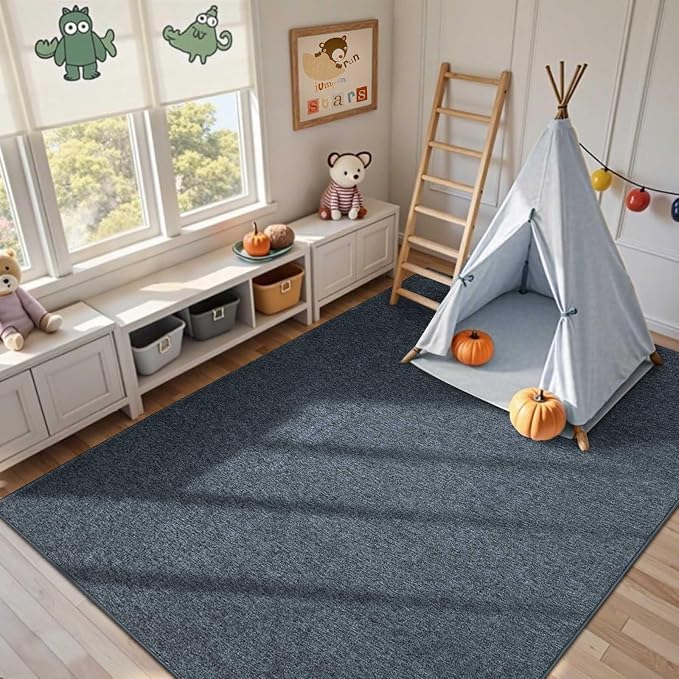 FinRèc Low Pile 6x9 Washable Area Rugs - Image 5