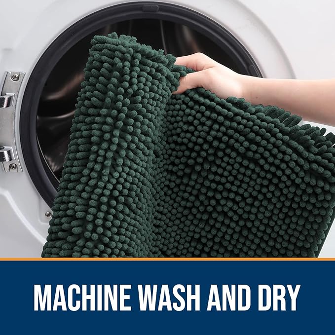 OLANLY Dog Door Mat for Muddy Paws 44x32, Absorbs Moisture and Dirt, Absorbent - Image 5