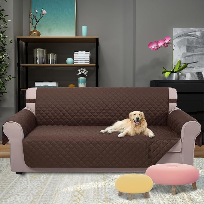 U-NICE HOME Large Sofa Cover Reversible Couch Cover - Image 2