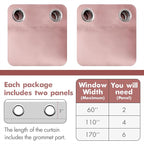 MIULEE Blackout Curtains for Bedroom Living Room Thermal Insulated Room - Image 6