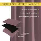 NICETOWN Blackout Window Curtains & Drapes 72" Long - Image 5
