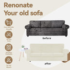 WEERRW 4 Pieces Velvet High Stretch Couch Covers - Image 5