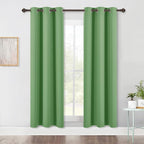 NICETOWN Blackout Window Curtains 70" L, 2 Panels, 34 inch, Forest Green by NICETOWN