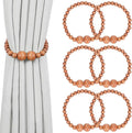 Magnetic Curtain Tiebacks, 6 Pack Curtain Holdbacks by KLOGTSINDDirect