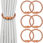 Magnetic Curtain Tiebacks, 6 Pack Curtain Holdbacks by KLOGTSINDDirect