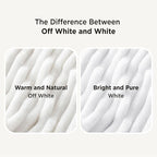 Bedsure GentleSoft Bright White Throw Blanket - Image 8