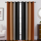 SimpleHome Ombre Room Darkening Curtains 84 inches Length - Image 2