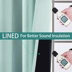 Yakamok 100% Blackout Lined Pair Curtains, Window Treatment Thermal Insulated - Image 4