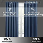 RYB HOME Short Blackout Curtains - Image 6