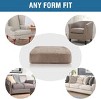 H.VERSAILTEX Velvet Stretch Couch Cushion Cover Plush Cushion Slipcover - Image 7