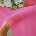 OWENIE Hot Pink Kitchen Sheer Curtains - Image 6
