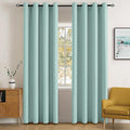 MIULEE Blackout Room Darkening Curtains Thermal Insulated Drapes Solid Window by MIULEE