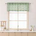 Chyhomenyc Sage Green Sheer Valances by Chyhomenyc