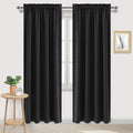 DWCN Blackout Curtains for Bedroom – Rod Pocket Thermal Insulated Noise by DWCN