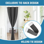 H.VERSAILTEX Doorway Curtain Blackout Closet Door Curtain Room Divider Window - Image 7