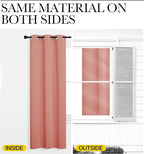 NICETOWN Coral Room Darkening Curtain Drapes - Image 4