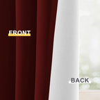 Yakamok 100% Blackout Curtain Panels 84 inches Cold and Light Blocking Drapes - Image 6