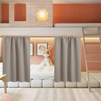 RYB HOME Basement Bathroom Kitchen Cafe Blackout Privacy Curtains, Short by RYBHOME