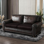 Leather Look Couch Cushion Covers Sofa Seat Slipcovers Sets Couches Furniture - Image 8