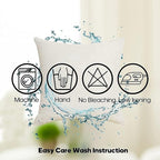 YCOLL Pillow Covers 16x16 Set of 4, Modern Sofa Throw Pillow Cover, Decorative - Image 7