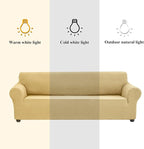 Joccun Stretch Sofa Cover for 2 Cushion Couch, Water Repellent Slipcover - Image 3