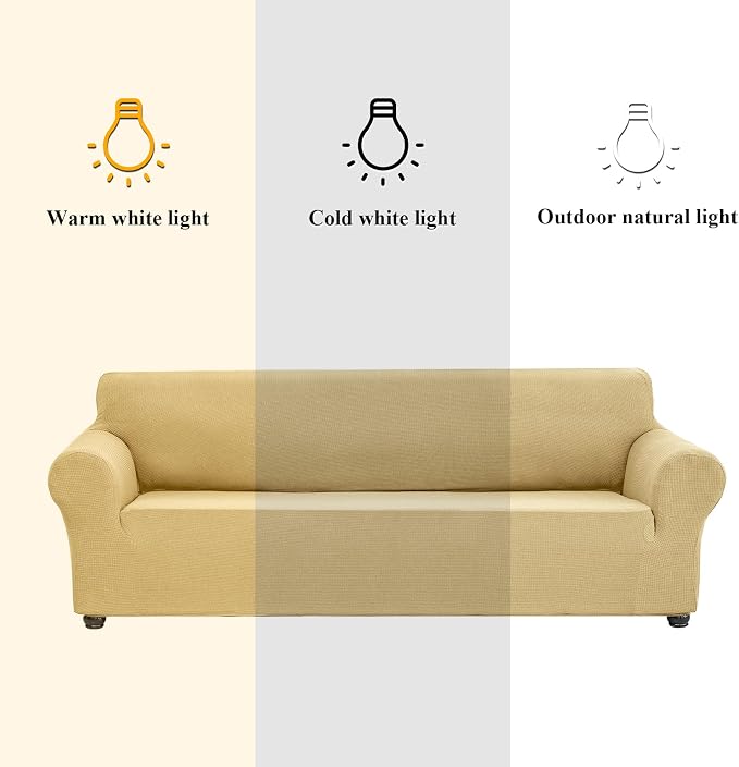 Joccun Stretch Couch Cover Slipcovers, 1-Piece Sofa Covers - Image 3