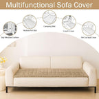 hyha Couch Covers for Dogs Washable, Non Slip Plush Dog Sofa Protectors - Image 3