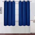 LEMOMO Blackout Curtains 40 x 63 inch/Royal Blue Curtains Set of 2 by Lemomo