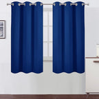 LEMOMO Blackout Curtains 42 x 63 inch/Royal Blue Curtains Set of 2 by Lemomo