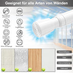 AIZESI Spring Tension Rods Adjustable Tension Curtain Rod Small Tension Rod No - Image 3