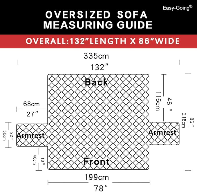 Easy-Going Reversible Oversized Couch Cover - Image 6