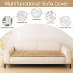 hyha Couch Covers for Dogs Washable, Non Slip Plush Dog Sofa Protectors - Image 3