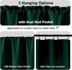 Chyhomenyc Hunter Green Short Curtain Valance - Image 5