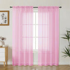 Gwine Sheer Curtains 72 Inch Length by Gwine