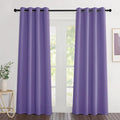 NICETOWN Blackout Lilac Purple Curtains 84 inches Long, Grommet Room Darkening by NICETOWN