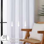 Simplebrand Ava Pure White Curtains - Image 7