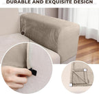 Couch Arm Covers 2 Pcs Sofa Armrest Covers Stretch Couch, Armrest Cover - Image 3
