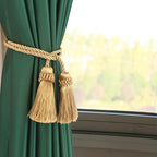 Fenghuangwu Curtain Tiebacks Handmade Decorative Curtain Holdbacks Rope - Image 4
