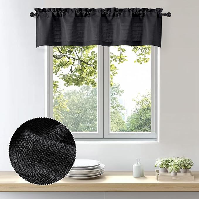 OWENIE Bob 1 PCS Black Valances by OWENIE