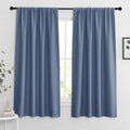 RYB HOME Blackout Curtains for Bedroom Living Room 63 inches Long, Thermal by RYBHOME