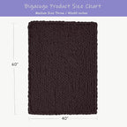 Bigacogo Chunky Knit Throw Blanket - Image 2