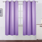 LEMOMO Lavender Thermal Blackout Curtains/42 x 72 Inch/Set of 2 Panels Room by Lemomo