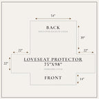 Great Bay Home Velvet Loveseat Cover - Image 5