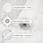 Chicrug Soft Runner Rug for Bedroom Living Room Plush Fluffy Rugs 2x6 Feet - Image 6