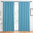NICETOWN 2 Panels Blackout Curtains, Rod Pocket Thermal Insulated Drapes 84 by NICETOWN